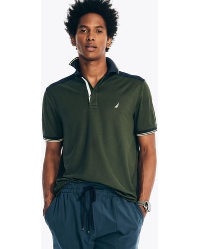 Nautica Navtech Sustainably Crafted Classic Fit Polo - Green