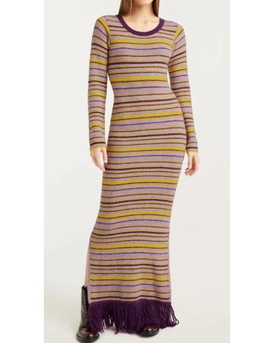 Cinq À Sept Sloane Knit Dress - Purple