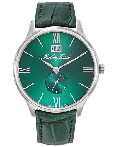 Mathey-Tissot Edmond Black Dial Watch - Green