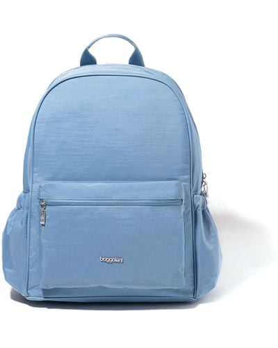 Baggallini On The Go Laptop Backpack - Blue