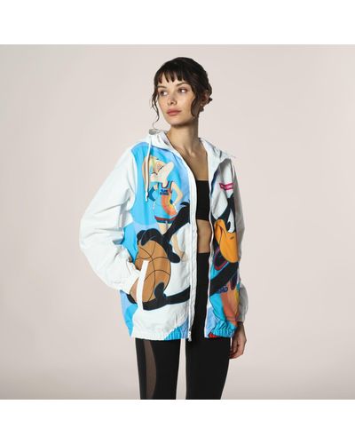 Members Only Daffy Squad Oversized Jacket - Blue