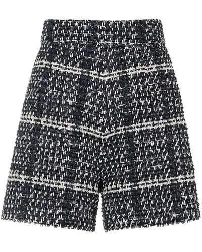 Nocturne Tweed Shorts - Gray