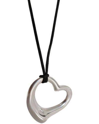 Tiffany & Co. Elsa Peretti Large Open Heart Pendant - Metallic