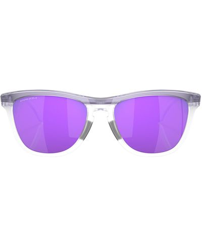 Oakley Frogskins Hybrid 0oo9289-01 Round Sunglasses - Purple