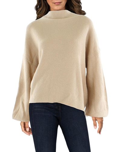 A.L.C. Helena Wool Knit Pullover Sweater - Natural