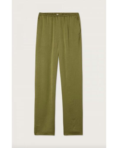 American Vintage Widland Silky Trouser - Green