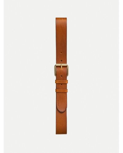 Nudie Jeans Pedersson Leather Belt - White