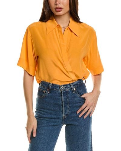 Equipment Everly Silk Shirt - Orange