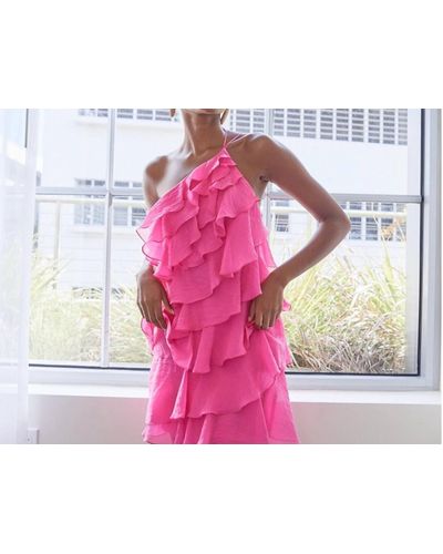 Amanda Uprichard Posie Dress - Pink