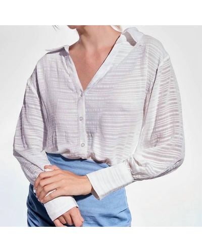 AS by DF Sally Blouse - Gray