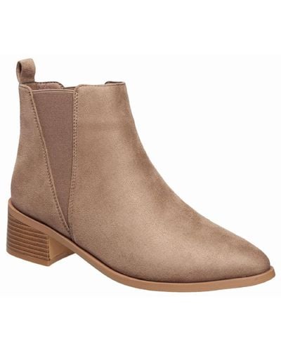 C&C California Suede Ankle Ankle Boots - Brown