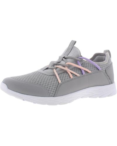 Vionic Zeliya Fitness Lace Up Athletic And Training Shoes - Gray