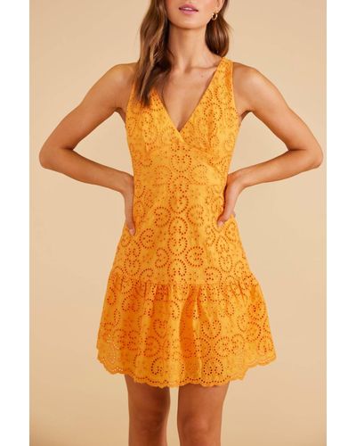 MINKPINK Huxton Mini Dress - Orange
