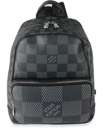 Louis Vuitton Damier Graphite Canvas Campus Backpack - Black
