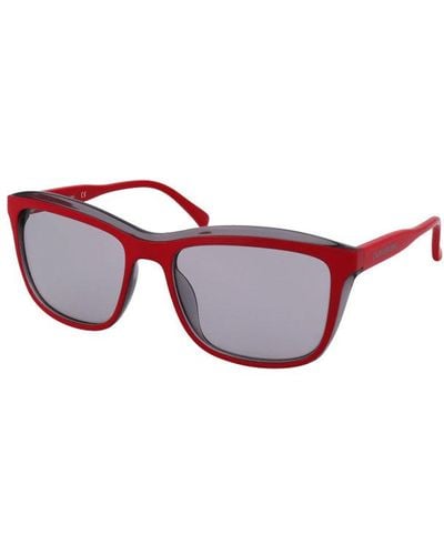 Calvin Klein 56 Mm Sunglasses Ckj18504s-600 - Red