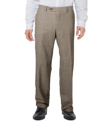 The Men's Store Wool Office Dress Pants - Gray