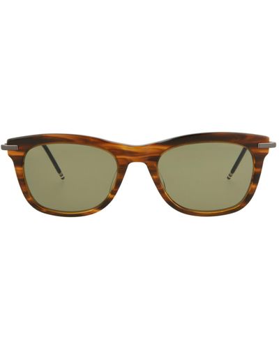 Thom Browne Square-frame Acetate Sunglasses - Natural