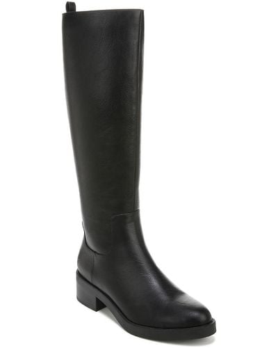 LifeStride Blythe Faux Leather Wide Calf Knee-high Boots - Black
