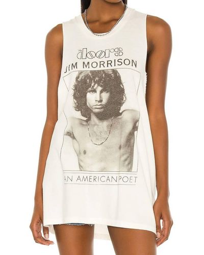 Daydreamer The Doors American Poet Bf Muscle Tank - White