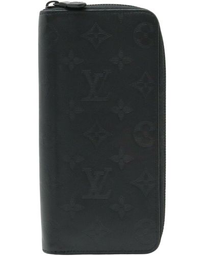 Louis Vuitton Zippy Wallet Vertical Leather Wallet (pre-owned) - Black