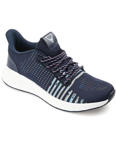 Vance Co. Brewer Knit Athleisure Sneaker - Blue