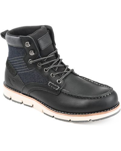 Territory Mack 2.0 Cap Moc Toe Ankle Boot - Black