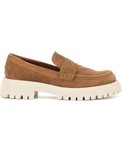 Aquatalia suede loafers sale