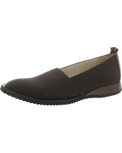 Amalfi by Rangoni Ercole Cushioned Footbed Comfort Loafers - Brown