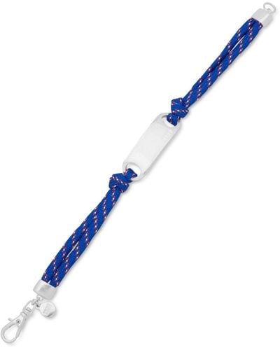 DKNY Cork Logo Id Bracelet - Blue