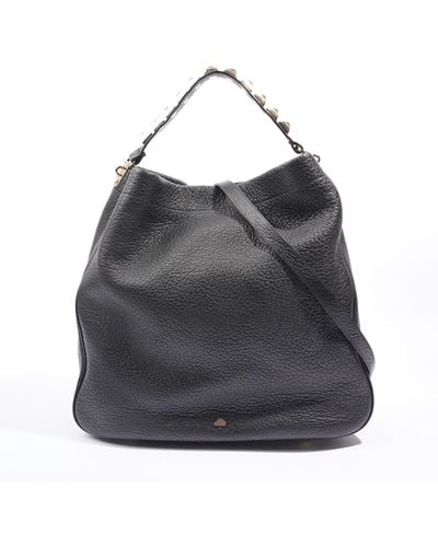 Mulberry Eliza Hobo Bag Leather Shoulder Bag - Black