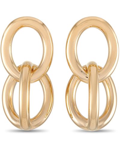 Calvin Klein Statement Champagne Gold Pvd-plated Brass Earrings - Metallic