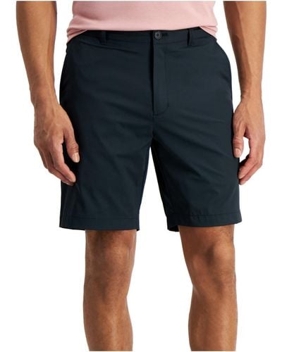Alfani Flat Front Casual Khaki Shorts - Natural
