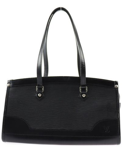 Louis Vuitton Madeleine Leather Shoulder Bag (pre-owned) - Black
