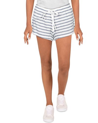 Solid & Striped Striped Short Casual Shorts - Blue