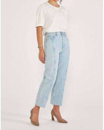eTica Tyler Seamed Cropped Jeans - Blue