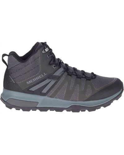 Merrell Zion Fst Mid Waterproof Hiking Boots - Blue