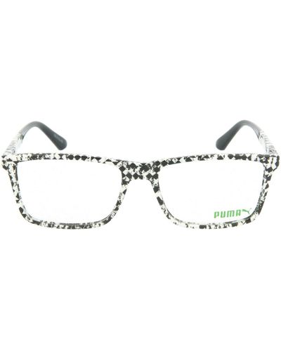 PUMA Square-frame Optical Glasses - Brown