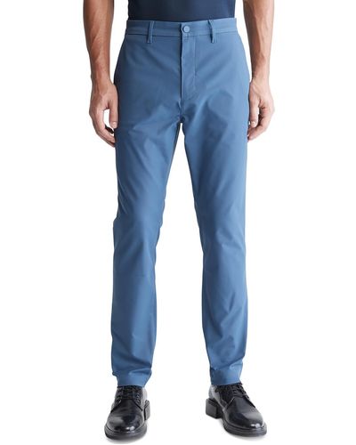 Calvin Klein Athletic Tech Chino Pants - Blue