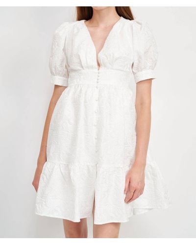 En Saison Makenna Midi Dress - White