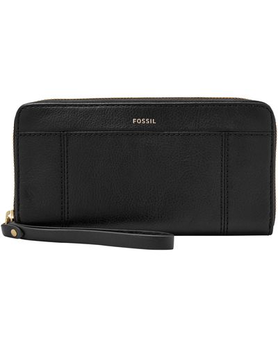 Fossil Women's Gift Pouch - Black - Clutches