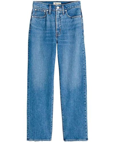 Madewell Petites High-rise Perfect Vintage Straight Leg Jeans - Blue