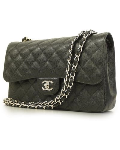 Chanel Leather Shoulder Bag (pre-owned) - Green