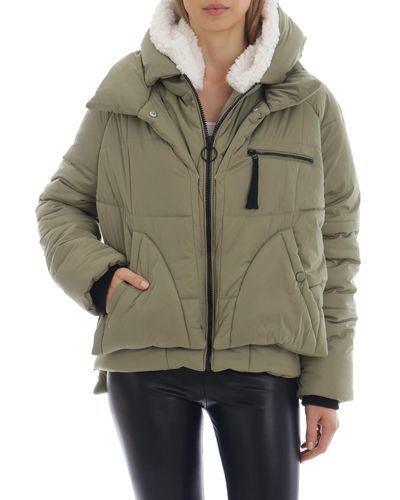 Avec Les Filles Cold Weather Warm Puffer Jacket - Gray