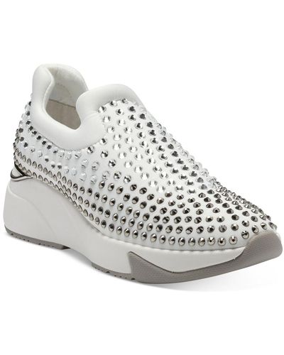 INC Oneena Performance Lifestyle Slip-on Sneakers - White
