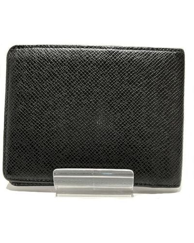 Louis Vuitton Taiga Leather Wallet (pre-owned) - Black