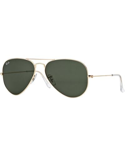 Ray-Ban 3025 58mm Classic Aviator Sunglasses - Green