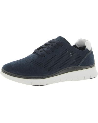 Vionic Joey Leather Workout Casual And Fashion Sneakers - Blue