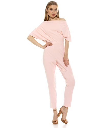 Pink Alexia Admor Jumpsuits and rompers for Women | Lyst