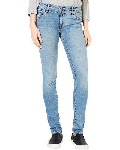 Hudson Jeans Collin Mid-rise Skinny Jeans - Blue