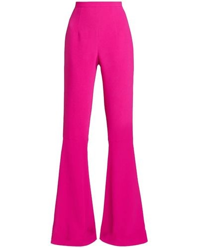 Andrew Gn Crepe Flare Pant - Pink